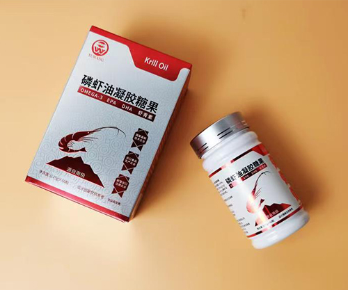 磷蝦油凝膠糖果南極深海磷蝦油3項專利純磷蝦油中國人壽承保